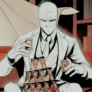 ✣➺ @yuki_stikers ﹌ 🌙Moon Knight 🌙 whatsapp stickers