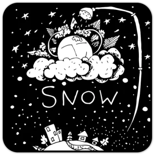 🌨 f5e1342c SNOW neige, hiver, météo, nuage, ville telegram sticker