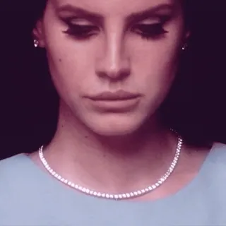 😔 77377ece Lana Del Rey Lana Del Rey, Chanteuse, Musique, Célébrité, Portrait whatsapp sticker