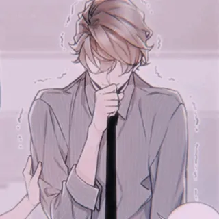 🎐 01c373ca man, tie, anxious, worried, stress, frustration, sad telegram sticker