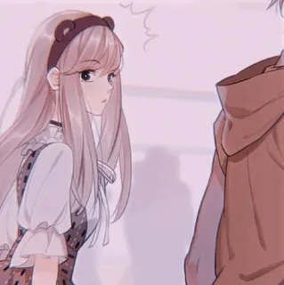 🌨 aa8ddbea cartoon, anime, illustration, character, girl telegram sticker