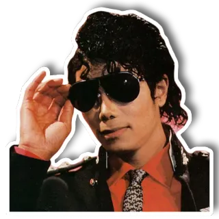 😎 e88f7d5a Michael Jackson nhạc sĩ, ca sĩ, pop, biểu tượng, nghệ sĩ, âm nhạc telegram sticker