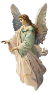 😇 3532aa1b 天使, 翅膀, 天堂, 宗教, 精神, 复古, 艺术品 telegram sticker