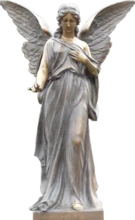 😇 fbb201e7 天使, 雕像, 翅膀, 宗教, 守护, 精神, 艺术, 天上的 telegram sticker