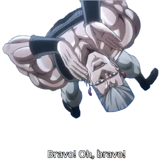 👏 dee2bae5 Bravo! Oh, bravo! Anime, Pria, Perayaan, Bravo whatsapp sticker