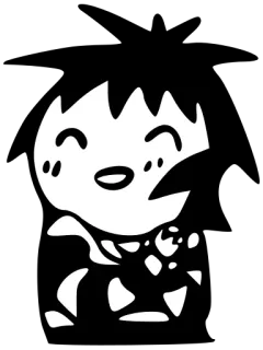 😊 50359231 Cartone animato, Illustrazione, Personaggio, Carino, Semplice, Arte whatsapp sticker