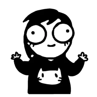 ☕️ eda449bc cartone animato, personaggio, illustrazione, adesivo, gatto, carino whatsapp sticker