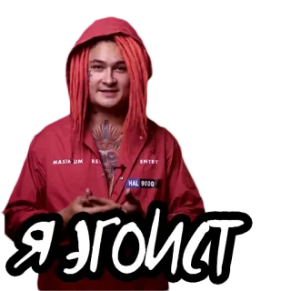 ☝️ 25dc1dbc Я ЭГОИСТ telegram sticker
