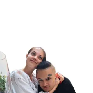 ☺️ fae811a6 커플, 인물사진, 사람들, 포옹 telegram sticker