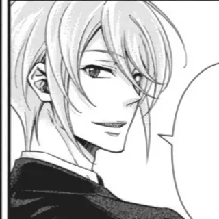 ♟ d5f4dc0b Manga, Anime, Retrato, Personaje, Sonrisa telegram sticker