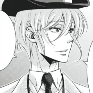 ♟ ffa66241 James Moriarty Moriarty the Patriot Anime, Manga, James Moriarty, Sombrero, Traje telegram sticker