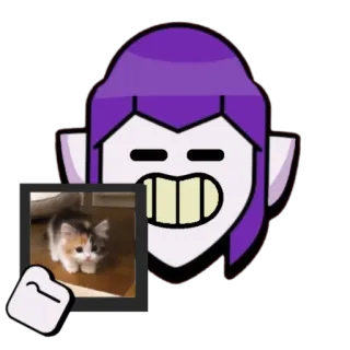 😄 d9a230c5 character, cartoon, cat, funny telegram sticker