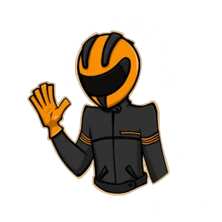 Мотоциклист telegram stickers