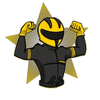 Мотоциклист telegram stickers