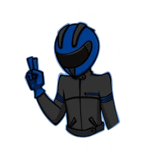 Мотоциклист telegram stickers