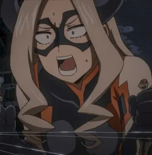 🍑 b2e79b7d Mount Lady My Hero Academia アニメ, ヒーロー, マウントレディ, 僕のヒーローアカデミア, 衝撃 telegram sticker