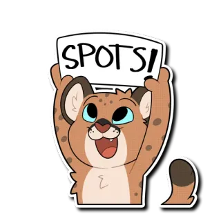 Mountain Lion telegram stickers
