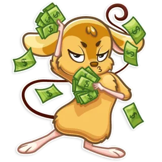 Arno the Mouse whatsapp stickers