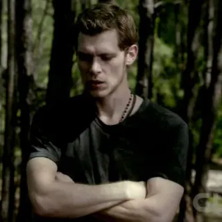 🍷 a43cbc9c Klaus Mikaelson The Vampire Diaries vampir, acara tv, supranatural, Joseph Morgan, The Originals whatsapp sticker