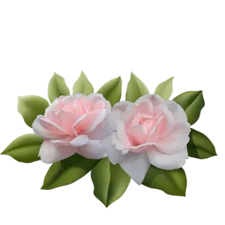 🌕 26739326 bunga, mawar, merah muda, floral, alam, mekar, daun whatsapp sticker