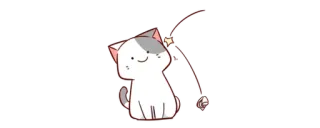 😀 7e5cf5b1 gato, fofo, desenho animado, animal, animal de estimação, gatinho whatsapp sticker