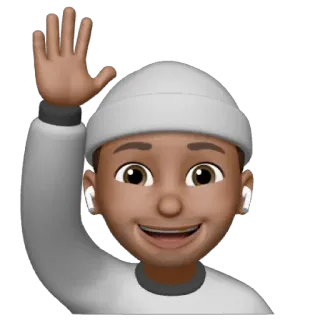 🙋‍♂️ 08782a88 이모지, 미모지, 아바타, 인사, 손 흔들기 telegram sticker