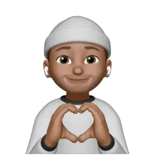 ❤️ 67c0c8e1 이모지, 하트, 사랑, 손, 사람 telegram sticker