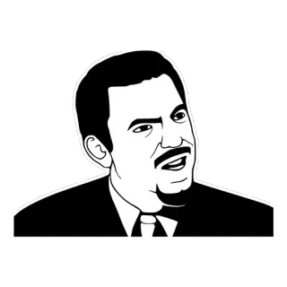 😠 e9218e6b skeptis, meme, curiga, lucu, ragu telegram sticker