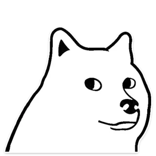 🐶 f761d646 Doge Doge, Meme, Anjing, Meme Internet, Shiba Inu telegram sticker