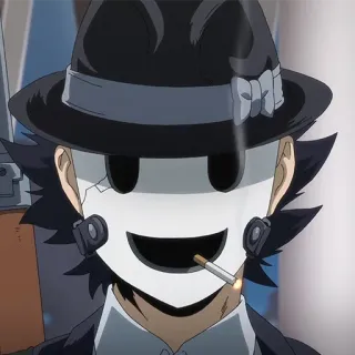 🚬 9364e262 アニメ, マスク, タバコ, 帽子, 漫画 telegram sticker