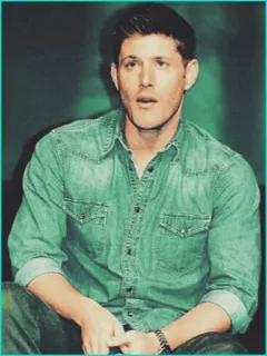 🎈 4999a693 Dean Winchester Supernatural Dean Winchester, Supernatural, Jensen Ackles, TV Serie telegram sticker