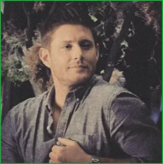 🐚 7747c37c Dean Winchester Supernatural Dean Winchester, Supernatural, TV serie, Jensen Ackles telegram sticker