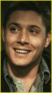 🐚 853ae0f4 Dean Winchester Supernatural Dean Winchester, Supernatural, Jensen Ackles, TV serie telegram sticker