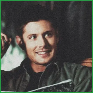 🐚 b6c37b25 Dean Winchester Supernatural Dean Winchester, Supernatural, Jensen Ackles, TV serie, paranormaal telegram sticker