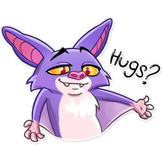 Mr. Bat telegram stickers