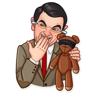 😂 bf3f99f4 Mr. Bean Mr. Bean, Commedia, Divertente, Cartone animato, Personaggio, Umorismo, Orsacchiotto whatsapp sticker