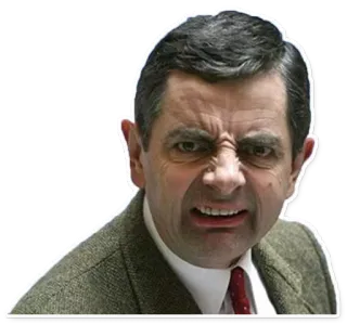 Mr. Bean telegram stickers