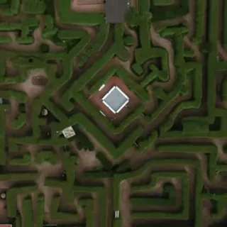 😳 97d33aab labirinto, labirinto di siepi, giardino, puzzle, vista aerea, verde, struttura telegram sticker