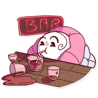 Mr. Blanket telegram stickers