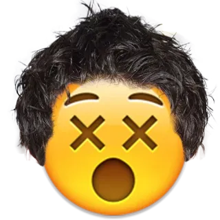 😵 d2769085 Emoji, Wajah, Ekspresi, Terkejut, Mati, Terkaget, Gila telegram sticker