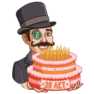 Mr.Brainy telegram stickers