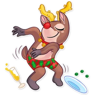 Mr. Deer telegram stickers