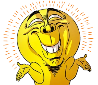 👐 745c4271 biểu tượng cảm xúc vàng, nhún vai, thờ ơ, hoạt hình, không chắc chắn, hài hước, biểu cảm telegram sticker