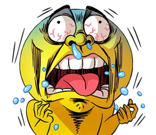 😱 cffd89a4 tức giận, thất vọng, khóc, cảm xúc, căng thẳng, buồn bã, hoạt hình, nhân vật hoạt hình telegram sticker