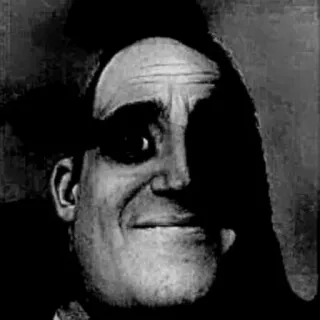 😟 8a684e07 Mr. Incredible Meme, Espeluznante, Terrorífico, Distorsionado, Oscuro telegram sticker