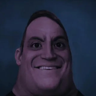 😈 e6768867 Mr. Incredible The Incredibles Mr. Increíble, arrogante, Meme, desastre, superhéroe telegram sticker