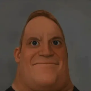 😠 ecef7d06 Mr. Incredible The Incredibles animado, disney, pixar, superhéroe, película telegram sticker