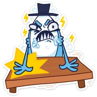 🤯 2f389577 漫画, 怒り, キャラクター, モンスター, 雷, 電気 telegram sticker