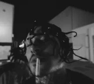 😁 2869dce9 người, thuốc lá, thuốc lá, hút thuốc, đen trắng telegram sticker