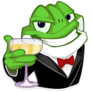 Mr. Green Frogo telegram stickers